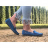 NESSI Mokasynki damskie niebieskie skórzane buty 17130 (197)