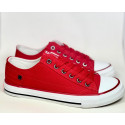 Trampki czerwone szkolne buty damskie młodzieżowe Big Star sportowy styl 020