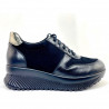 SNEAKERSY sport damskie czarne skórzane buty 1943